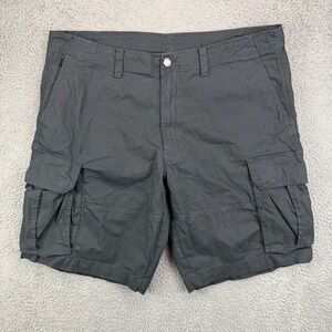 CSG Mens Black Ripstop Cargo Shorts Size 42 Utility Tactical Outdoor Summer